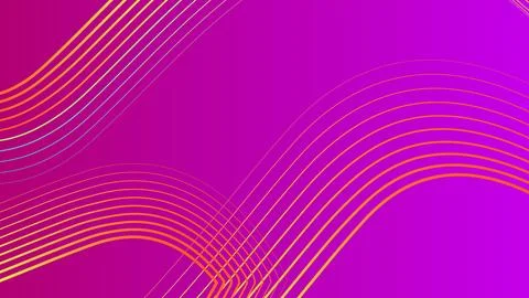Abstract lines art purple gradient color background Illustrazione stock
