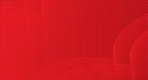 Abstract lines art red gradient color background Illustrazione stock