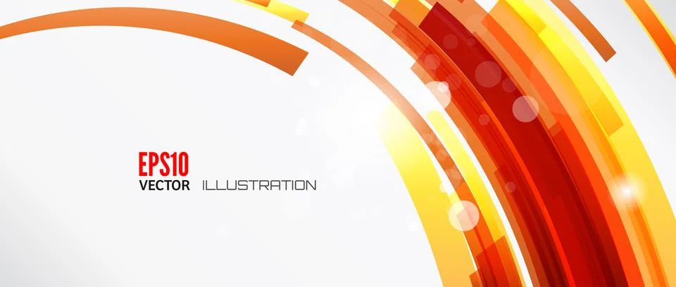 Abstract lines background with colored elements. Banner. Lines, wave. 스톡 일러스트