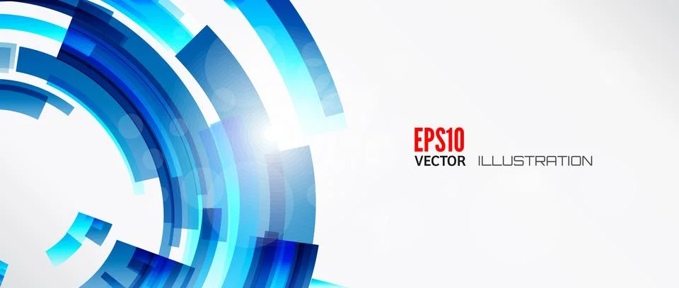 Abstract lines background with colored elements. Banner. Lines, wave. Stock Illustration