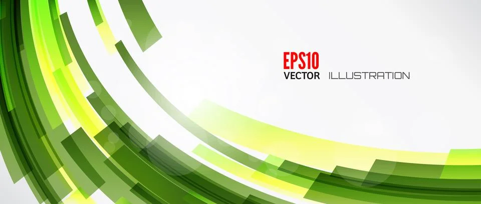 Abstract lines background with colored elements. Banner. Lines, wave. Ilustración de archivo
