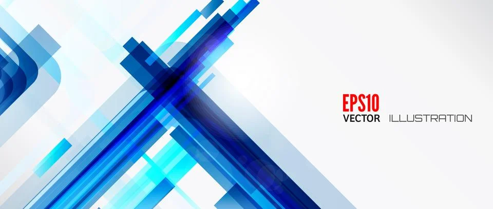 Abstract lines background with colored elements. Banner. Lines, wave. Illustrazione stock