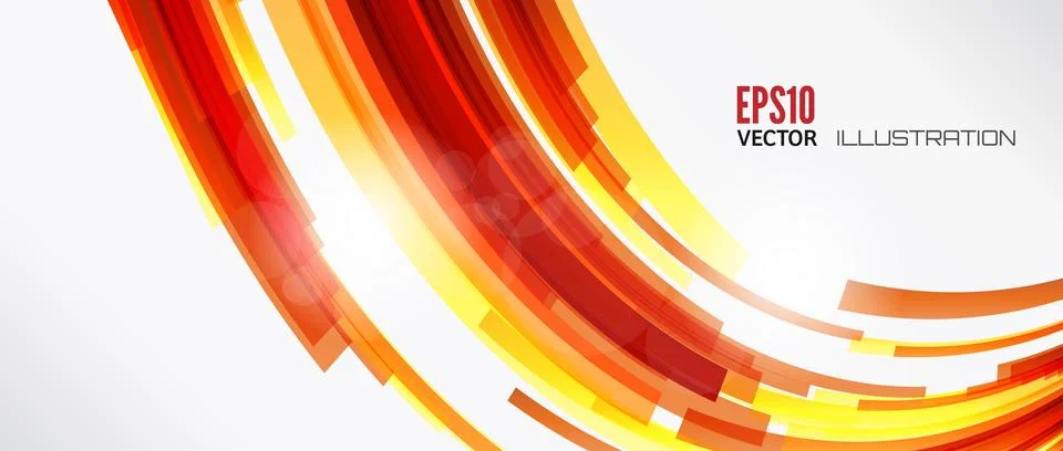 Abstract lines background with colored elements. Banner. Lines, wave. 스톡 일러스트