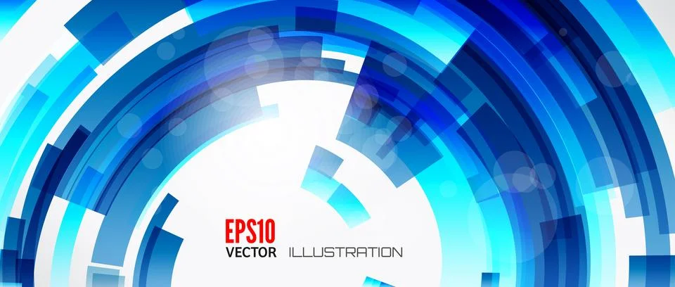 Abstract lines background with colored elements. Banner. Lines, wave. Illustrazione stock