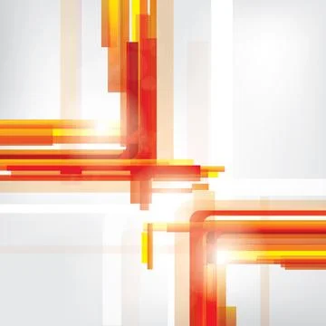 Abstract lines background with colored elements. Abstract vector illustration Illustrazione stock