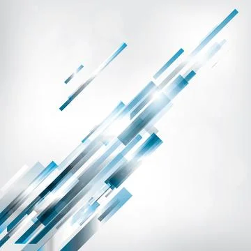 Abstract lines background with colored elements. Abstract vector illustration Illustrazione stock