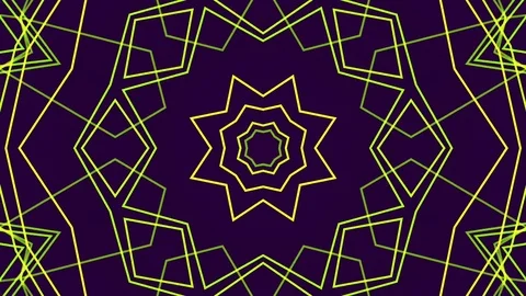 Abstract Lines Background Kaleidoscope Video stock 73992634