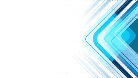 Abstract lines background with polygon and curved lines. Modern, blue and whi Stock Illustration