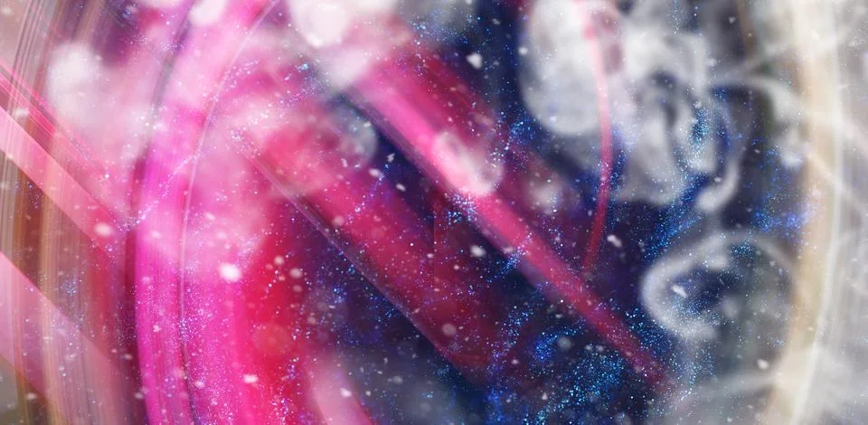 Abstract lines background. Space star color abstraction. Stock Illustration