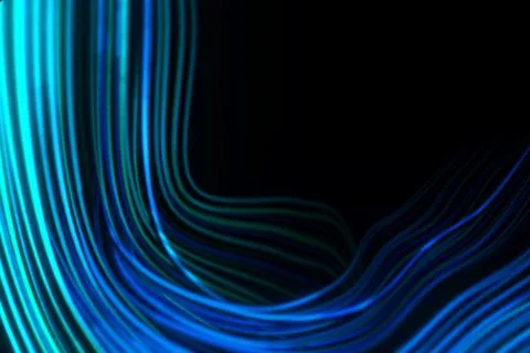 Abstract lines on a black background Illustrazione stock