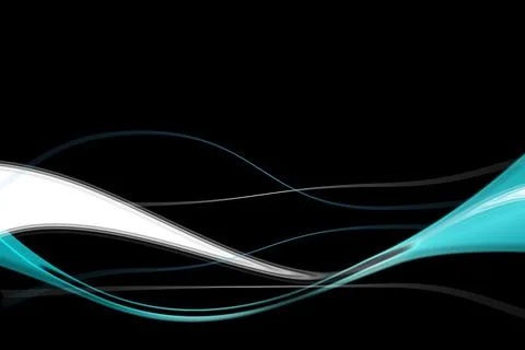 Abstract lines on black background Stock Photos