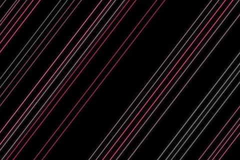 Abstract lines on black background with red accents Stock Illustration