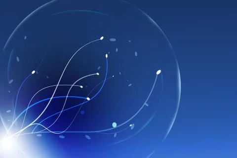 Abstract lines blue background イラスト素材