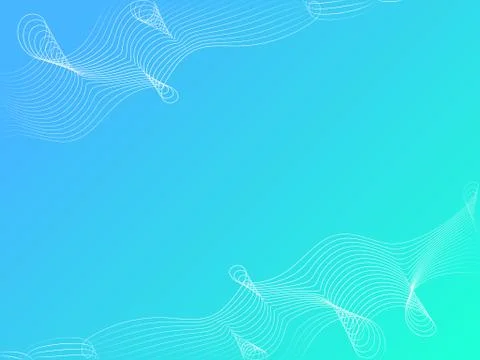 Abstract lines with color gradient Illustrazione stock