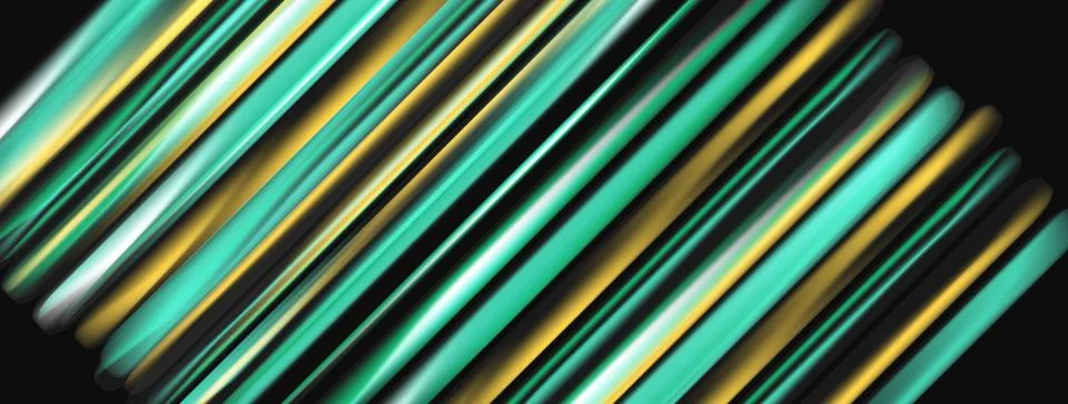 Abstract lines create dynamic pattern. Teal, gold, black hues blend, forming 스톡 일러스트