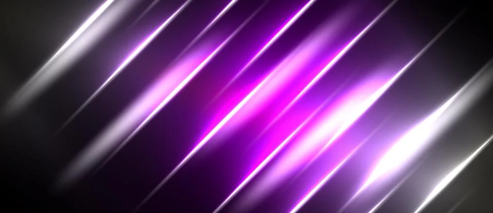 Abstract lines create dynamic, vibrant energy. Pink, white streaks contrast Illustrazione stock