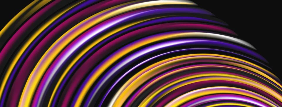 Abstract lines create swirling pattern. Vibrant colors blend, forming dynamic イラスト素材