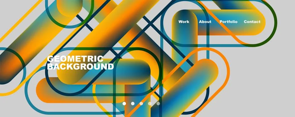 Abstract lines creative background. Vector Illustration For Wallpaper, Banner Stock Illustration