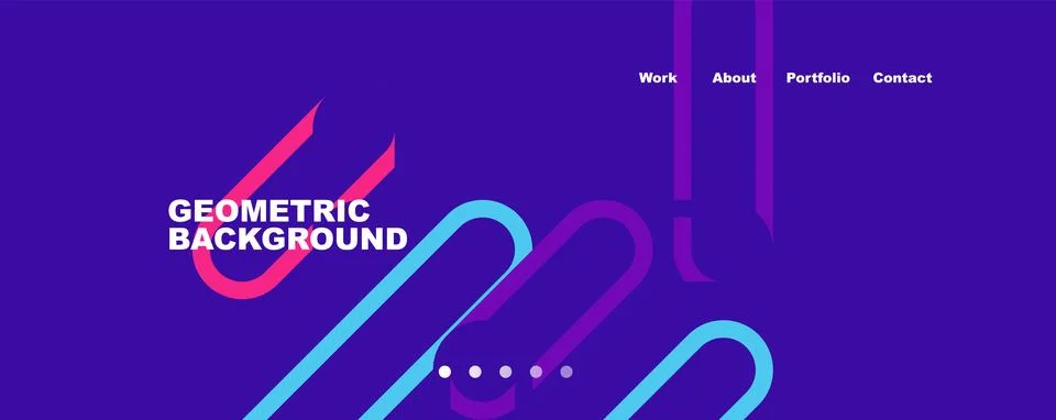 Abstract lines creative background. Vector Illustration For Wallpaper, Banner Illustrazione stock