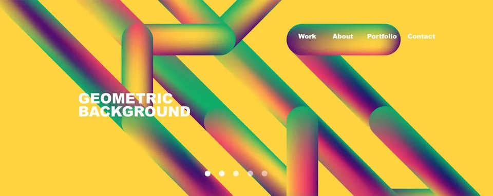 Abstract lines creative background. Vector Illustration For Wallpaper, Banner Illustrazione stock