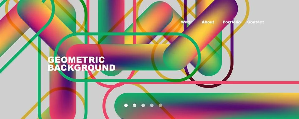 Abstract lines creative background. Vector Illustration For Wallpaper, Banner Stock Illustration