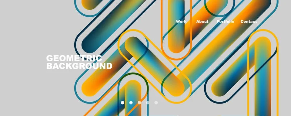 Abstract lines creative background. Vector Illustration For Wallpaper, Banner Stock Illustration