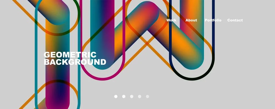 Abstract lines creative background. Vector Illustration For Wallpaper, Banner Stock Illustration