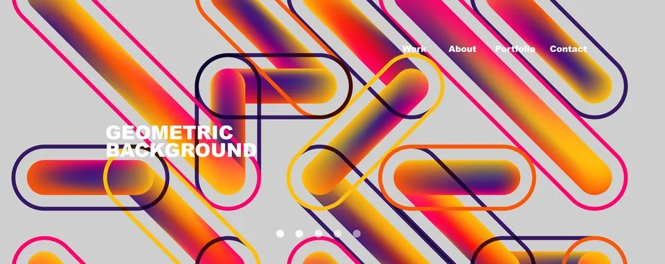 Abstract lines creative background. Vector Illustration For Wallpaper, Banner Illustrazione stock