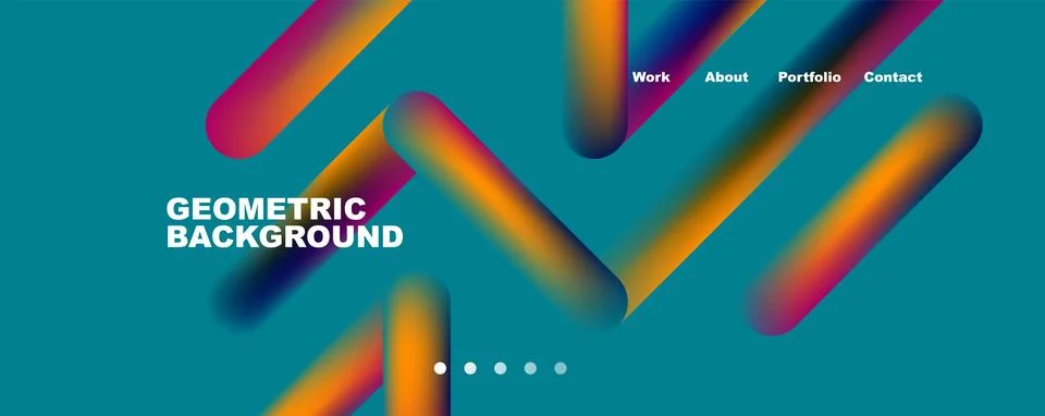 Abstract lines creative background. Vector Illustration For Wallpaper, Banner Stock Illustration