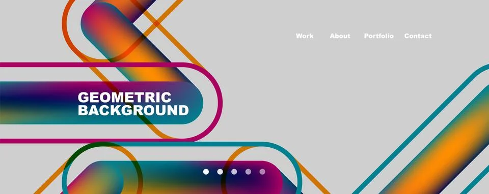 Abstract lines creative background. Vector Illustration For Wallpaper, Banner Stock Illustration