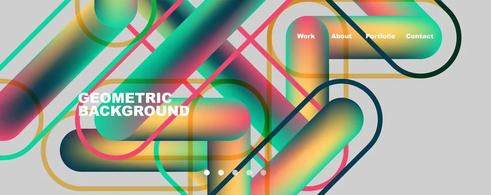 Abstract lines creative background. Vector Illustration For Wallpaper, Banner Stock Illustration