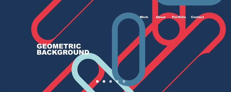 Abstract lines creative background. Vector Illustration For Wallpaper, Banner Stock Illustration