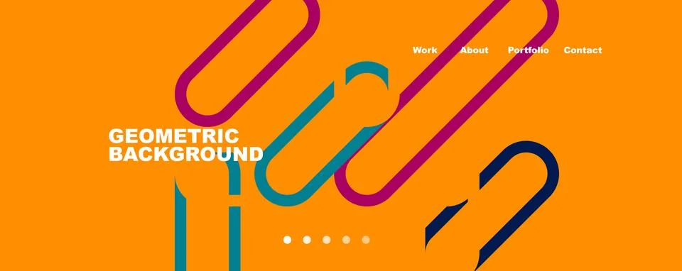 Abstract lines creative background. Vector Illustration For Wallpaper, Banner Stock Illustration