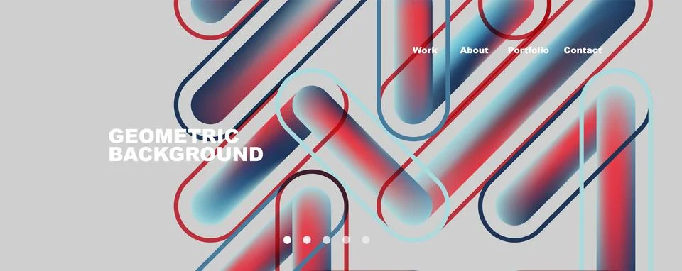 Abstract lines creative background. Vector Illustration For Wallpaper, Banner Illustrazione stock