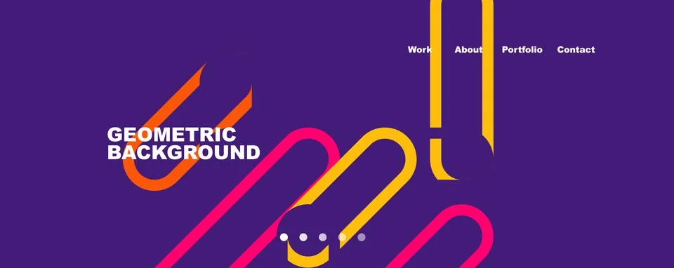 Abstract lines creative background. Vector Illustration For Wallpaper, Banner Stock Illustration