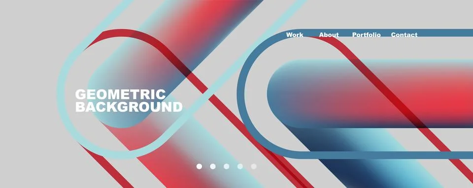Abstract lines creative background. Vector Illustration For Wallpaper, Banner Illustrazione stock