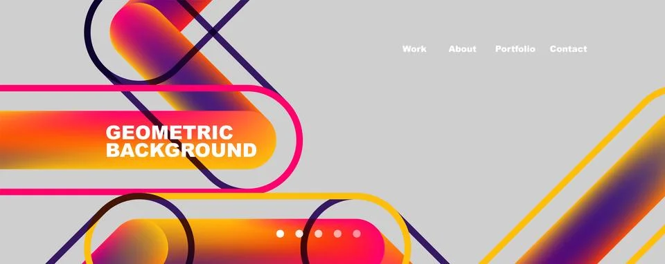 Abstract lines creative background. Vector Illustration For Wallpaper, Banner Illustrazione stock
