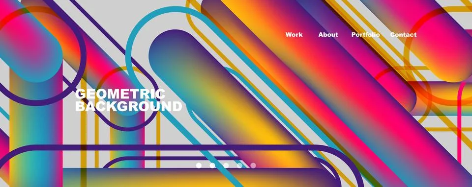 Abstract lines creative background. Vector Illustration For Wallpaper, Banner 스톡 일러스트