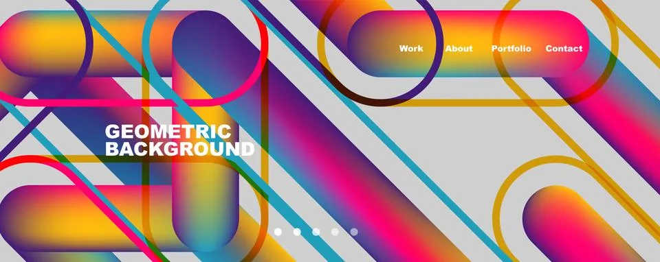 Abstract lines creative background. Vector Illustration For Wallpaper, Banner Stock Illustration