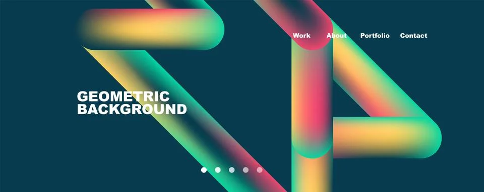 Abstract lines creative background. Vector Illustration For Wallpaper, Banner Stock Illustration
