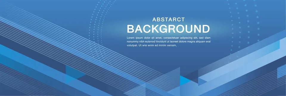Abstract lines on dark blue background Stock Illustration
