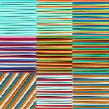 Abstract Lines Design On Color Background, Vector Illustration 스톡 일러스트