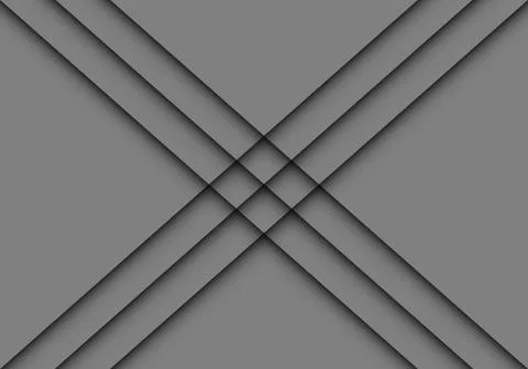 Abstract lines diagonal gradient overlap style on gray modern background vector. Stock Illustration