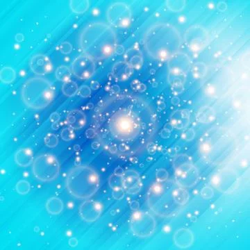 Abstract lines diagonal striped pattern with blue stripes, sunburst backgroun Stock Illustration