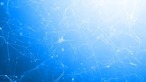 Abstract lines dots and triangles motion background 動画素材 119395629