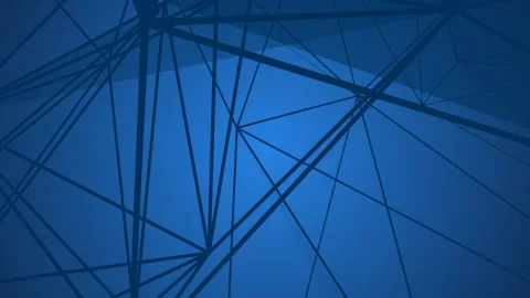 Abstract lines dynamic background, geometric tech structure Video stock 242600634