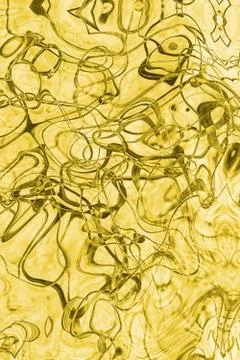 Abstract lines figures yellow  background Stock-Illustration