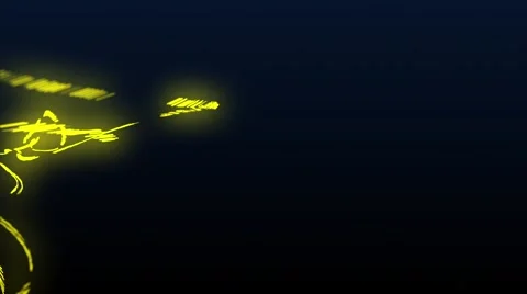 Abstract lines fly Stock Footage 48363233