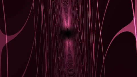 Abstract lines form patterns in dark background with pink Stock Footage 340339271
