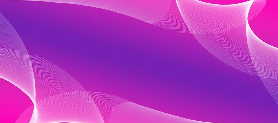 Abstract lines in the form of waves on colored background Stock Illustration